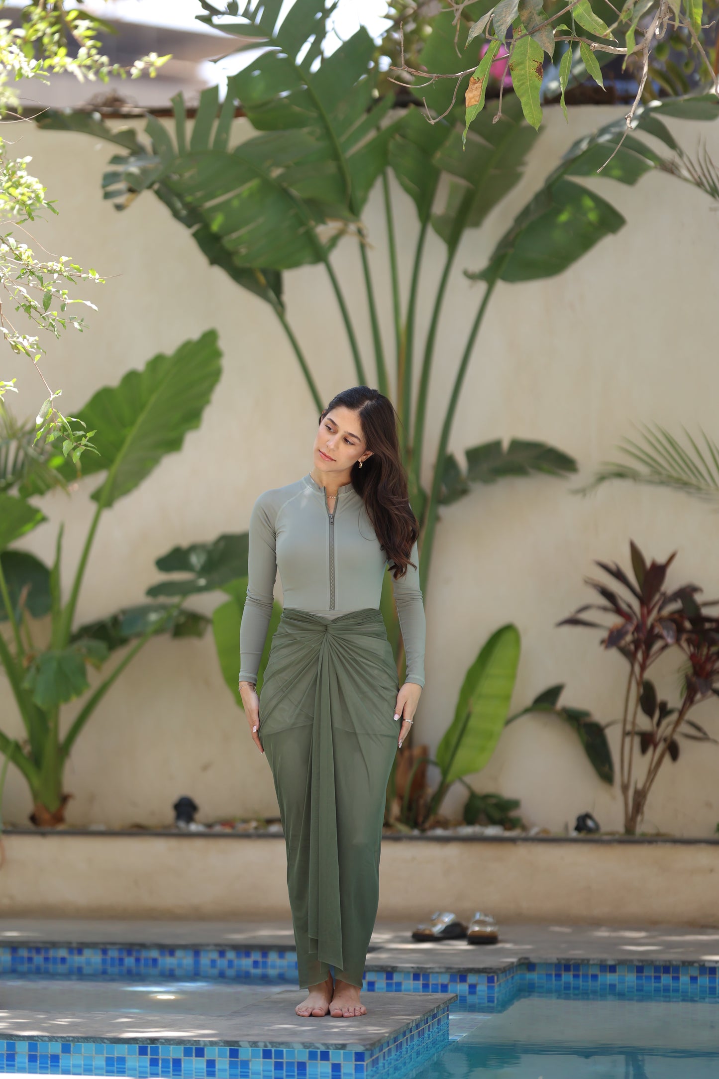 The Wrap skirt coverup
