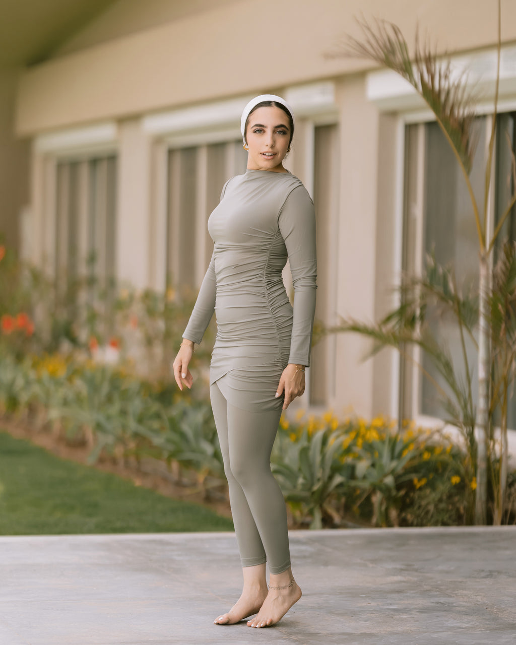 The Draped In Olive Mist
