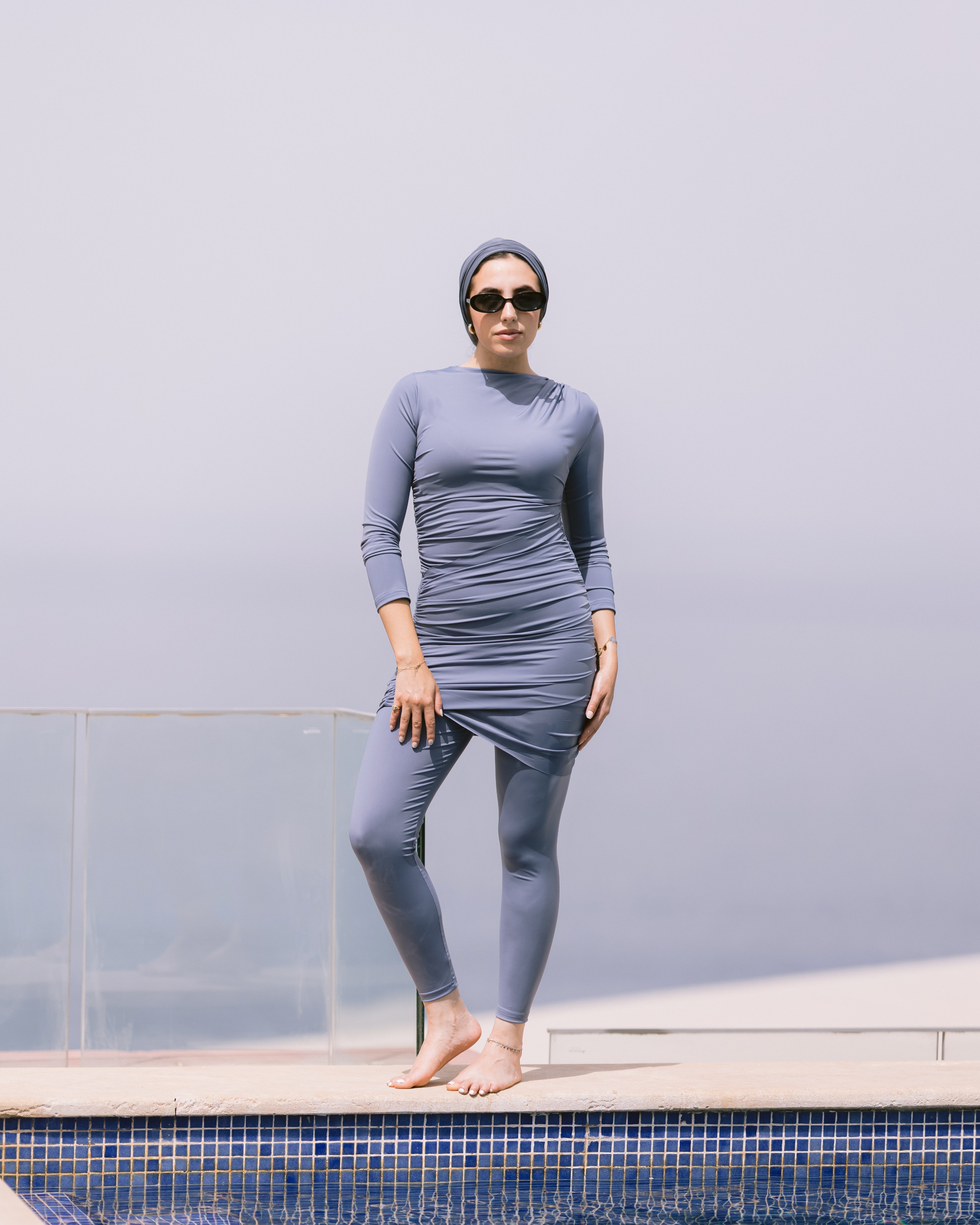 The Draped In Dusty Blue