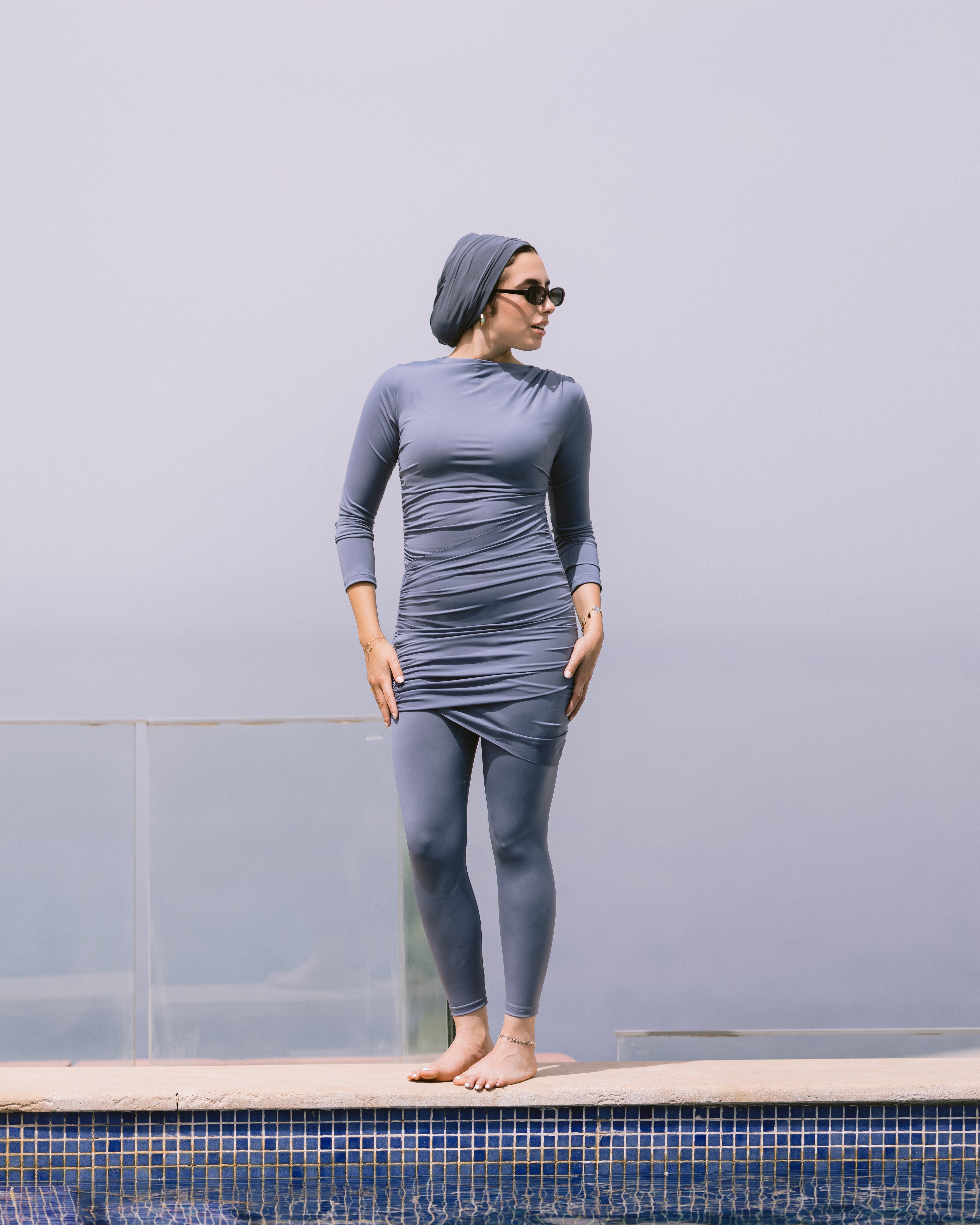 The Draped In Dusty Blue
