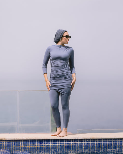 The Draped In Dusty Blue