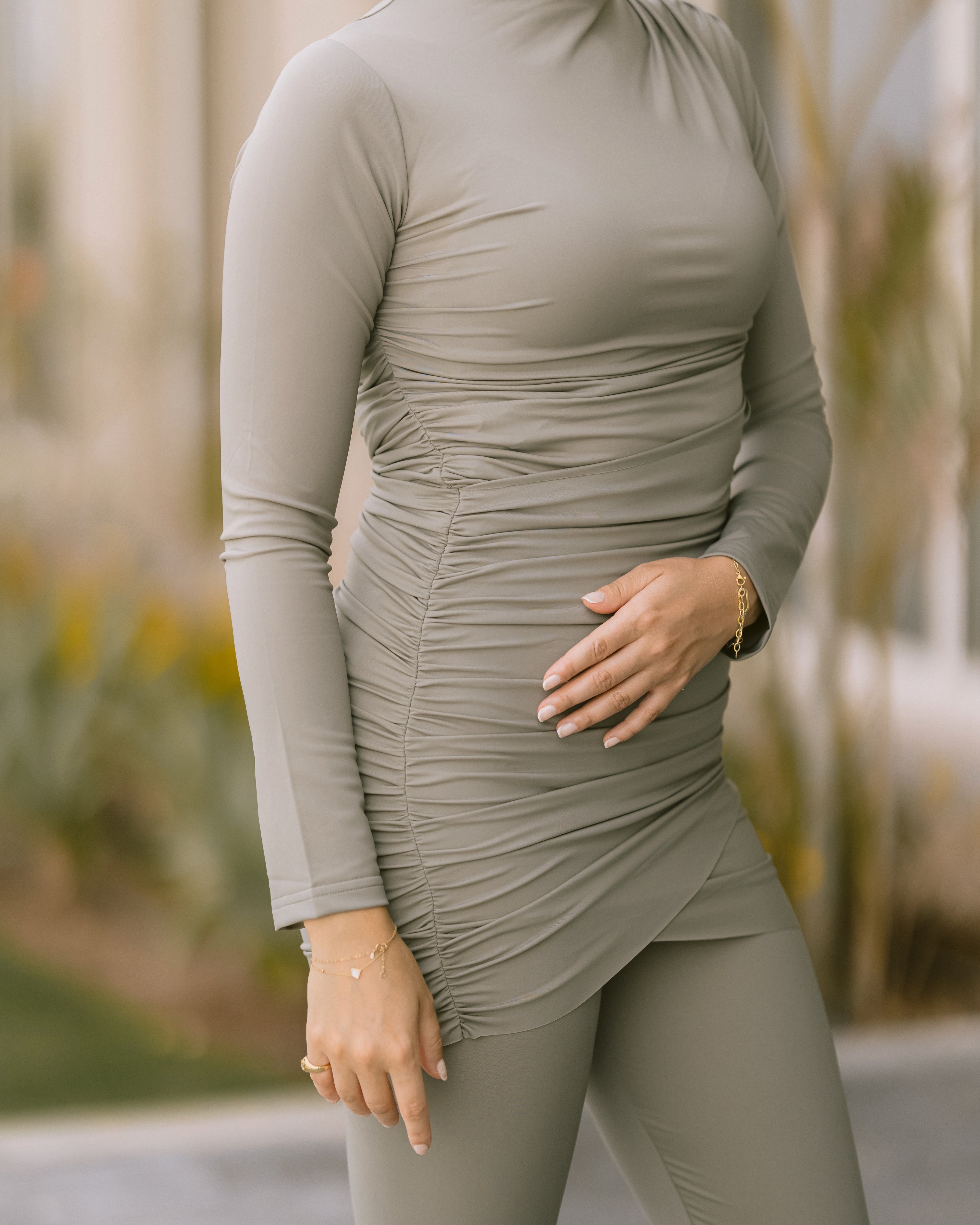 The Draped In Olive Mist