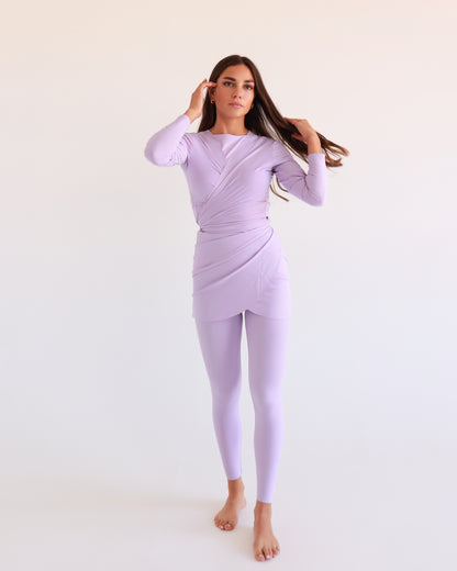 The Wrap in lilac