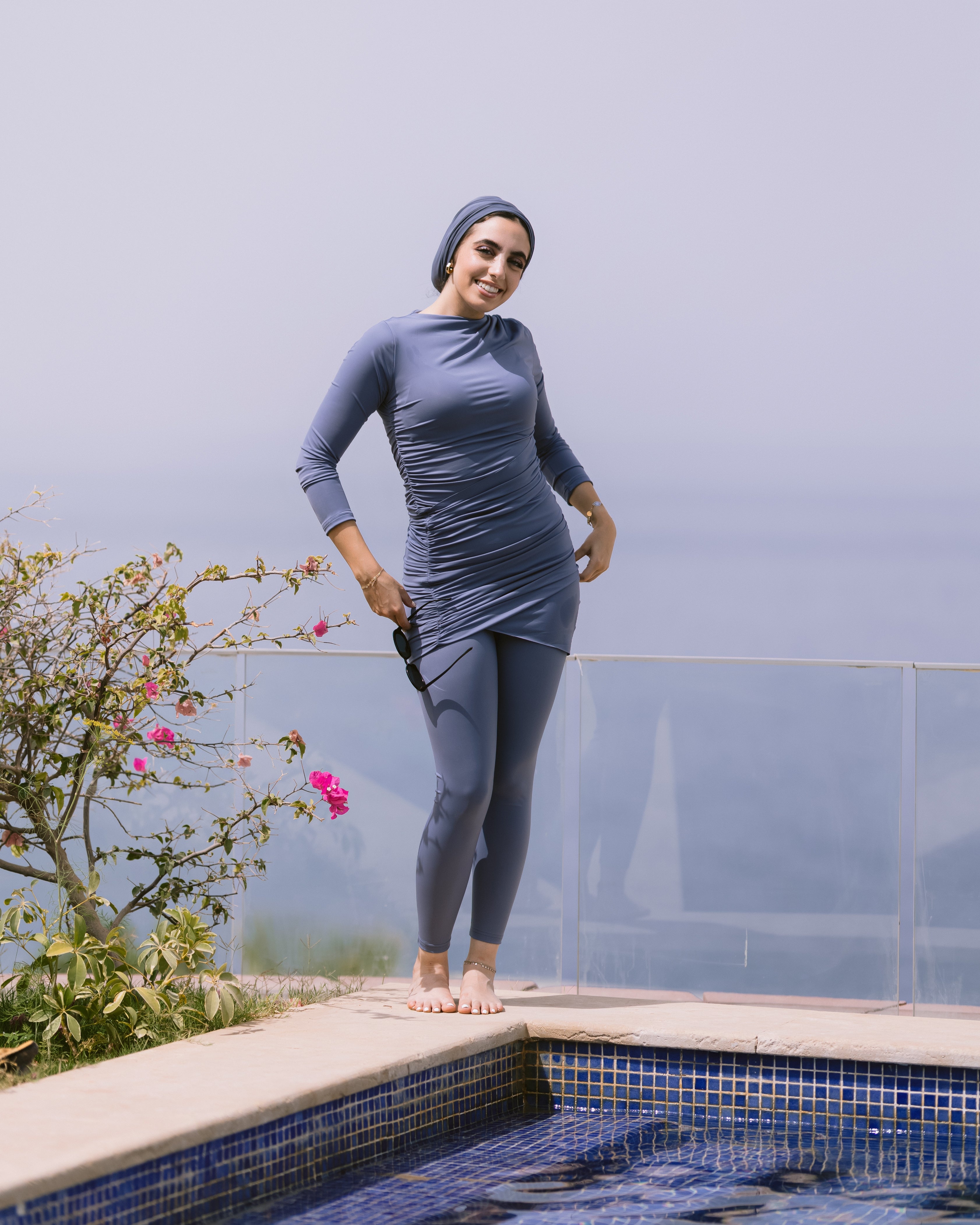 The Draped In Dusty Blue
