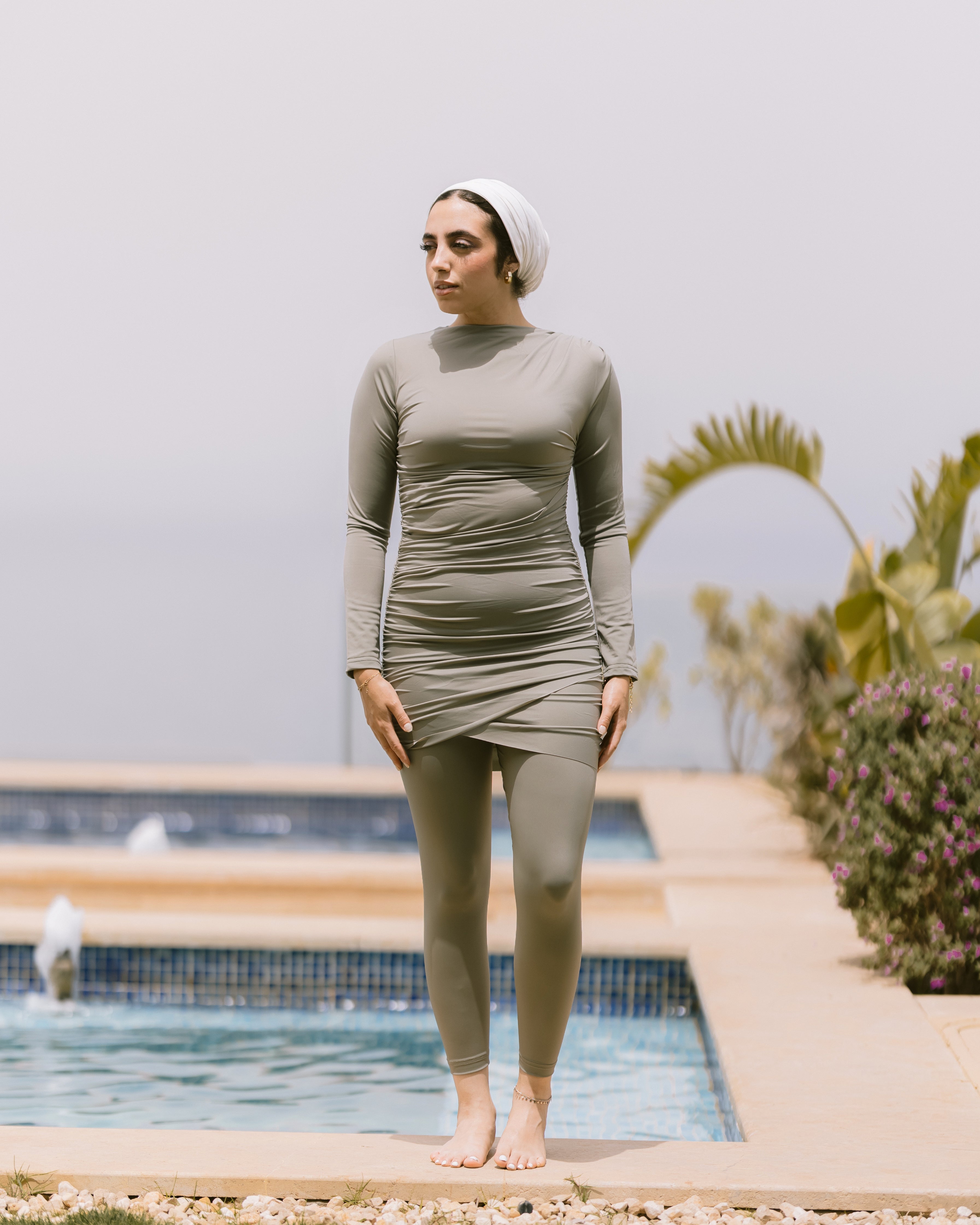 The Draped In Olive Mist
