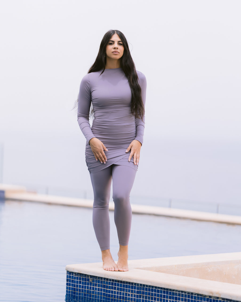 The Draped In Haushed Mauve