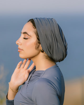 Dusty Blue Turban